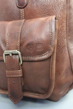 Leather bag embossing